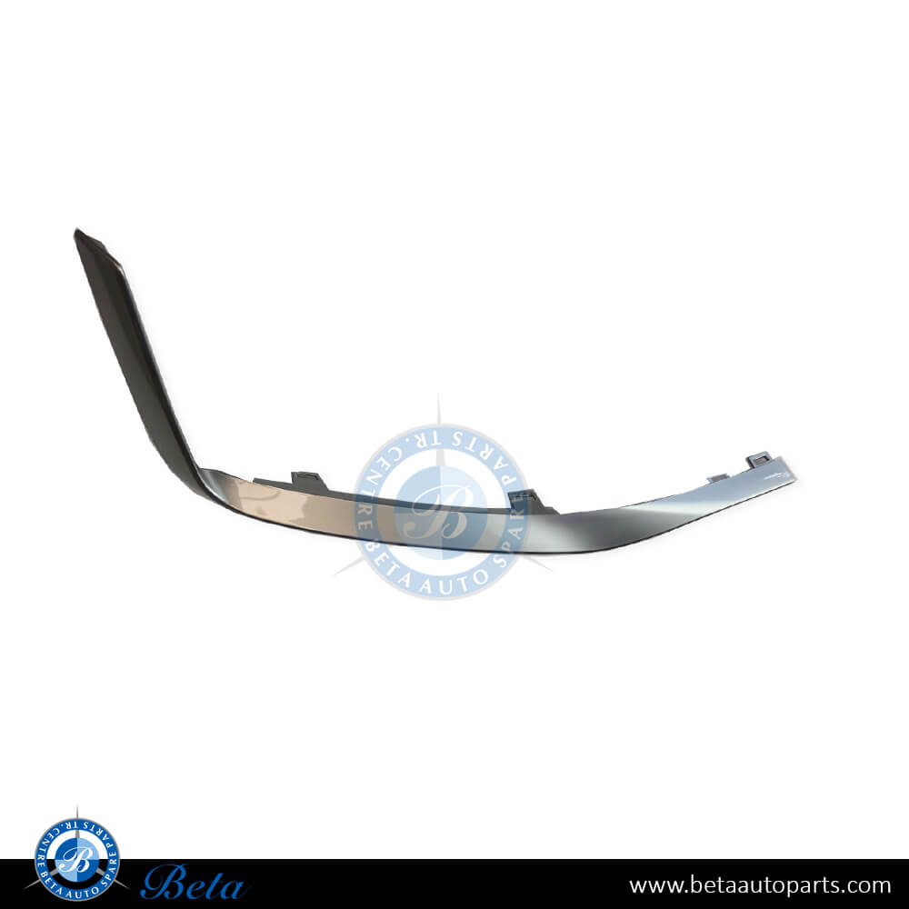 Right Side Front Bumper Lower Chrome Moulding for Audi Q2 S-Line 2017-2020 models, Part Number 81A853054 Right Side Front Bumper Lower Chrome Moulding for Audi Q2 S-Line 2017-2020 models, Part Number 81A853054